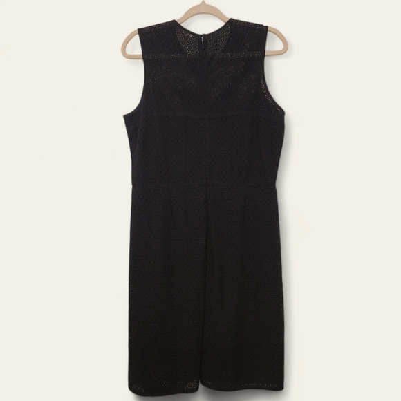Aubin & Wills Embroidered Floral Black Dress Size 12 (UK) US size 8, 100% cotton - Picture 3 of 10